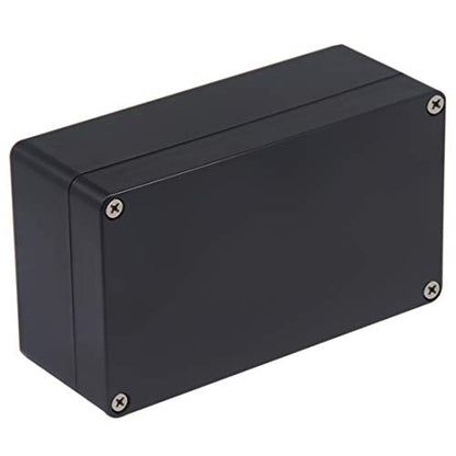 Project Box IP65 Waterproof Junction Box ABS Plastic Black Electrical Boxes DIY Electronic Project Case Power Enclosure 6.22x3.54x2.36 inch (158 x 90 x60 mm) - color: Black, size: 6.22"x3.54"x2.36"