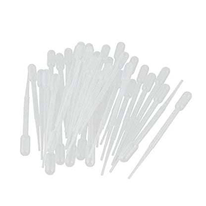 AKOAK 100 Pcs 2ML Plastic Transfer Pipette, Disposable Essential Oil Pipette, Scale Calibrated Dropper for Lip Gloss, Essential Oils, Science Experiments, DIY Art, Makeup Tools