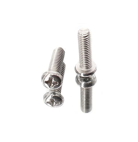cSeao 100pcs M2 x 8mm Pan Head Phillips Drive Machine Screws 304 Stainless Steel - size: M2 x 8mm 100pcs