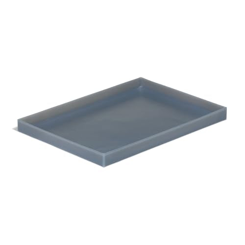 PIG Poly Utility Tray | Plastic Tray | 0.5 Gallon Sump Capacity | 10.75" W x 15" L x 1" H | Gray | PMB30610 - size: 10.8" x 1" x 15"