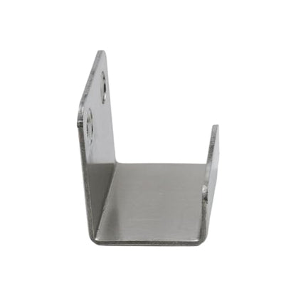 Coshar 10Pcs Stainless Steel Hanger Bracket for Tile Billboard - size: 25mm Inner Width(Silver)