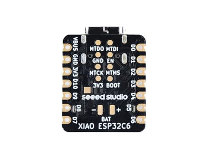 Seeed Studio XIAO ESP32C6-2.4 GHz WiFi 6, Bluetooth 5.3, Zigbee, Thread (802.15.4), ESP Rain Maker, AWS IoT, Support Microsoft Azure, Smart Home - color: ESP32C6, size: 1PCS