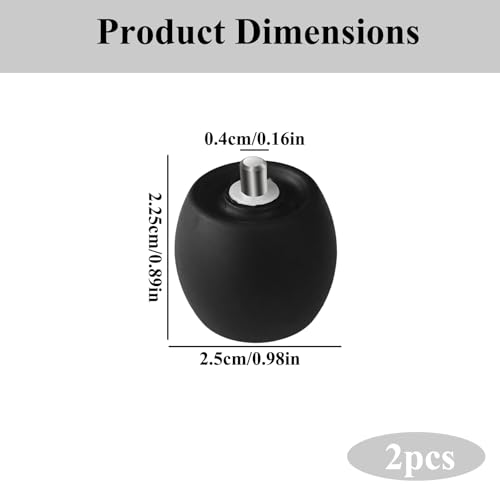 2Pcs Robot Vacuum Replacement Front Wheel Part Accessories
