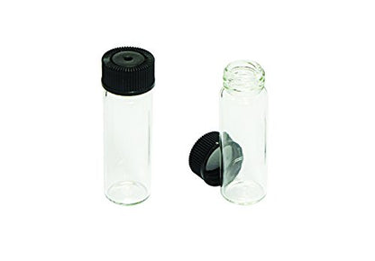SE 1-3/4" x 9/16" Leak-Proof Glass Vial Set (12 PC.) - GB3-12
