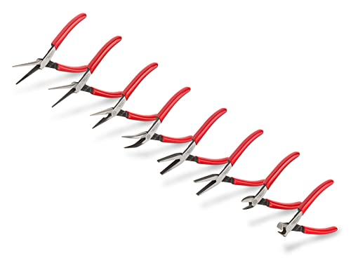 TEKTON Mini Pliers Set, 8-Piece | PMN99908 - size: 8-Piece