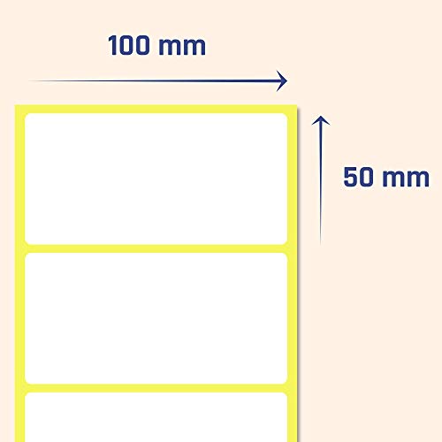 200 Pack, 4" x 2", Labels Stickers for Storage Bins - Matte White - size: 200 Pack
