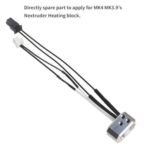 FYSETC 3D Printer Accessories - Prusa i3 MK4 XL Hot End Part Nextruder - Heater Thermistor: Heating Cartridge 24V 40W NTC Temperature Sensor Head 104NT for Printing Project Spare Replacement
