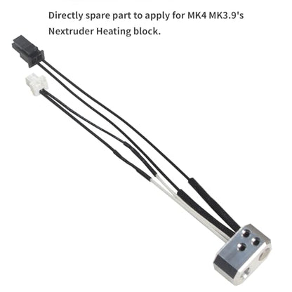 FYSETC 3D Printer Accessories - Prusa i3 MK4 XL Hot End Part Nextruder - Heater Thermistor: Heating Cartridge 24V 40W NTC Temperature Sensor Head 104NT for Printing Project Spare Replacement