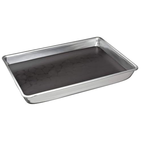 United Scientific™ Dissection Tray Aluminum with Black Wax, 11.25" x 7.5" - size: 11.25" X 7.5" X 1.5"