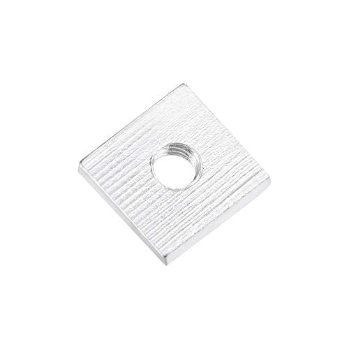 uxcell Square Nuts, M3x8mmx2mm Zinc-Plated Metric Coarse Thread Assortment Kit, 25 Pcs - size: M3x8mmx2mm