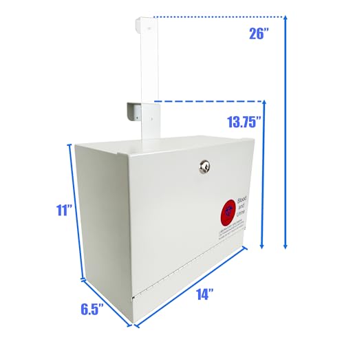 Over-the-Door Specimen Drop Box with Key Lock