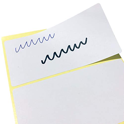 200 Pack, 4" x 2", Labels Stickers for Storage Bins - Matte White - size: 200 Pack