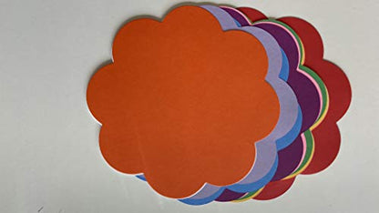 SHAPES ETC. 8" x 10" Flower Creative Cut-Outs, Multicolor, 15-Count