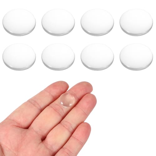 PATIKIL 8 Pack Convex Lens,15mm OD 42mm Focal Length Optical Lenses - size: 15mm OD x 3.6mm H x 42mm Focal L