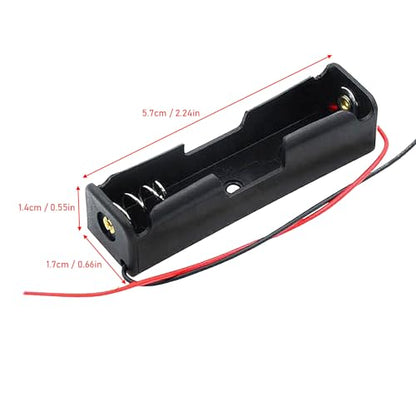 10pcs Single AA Battery Holder 1x 1.5V AA Battery Holder AA Battery Holder with Wires