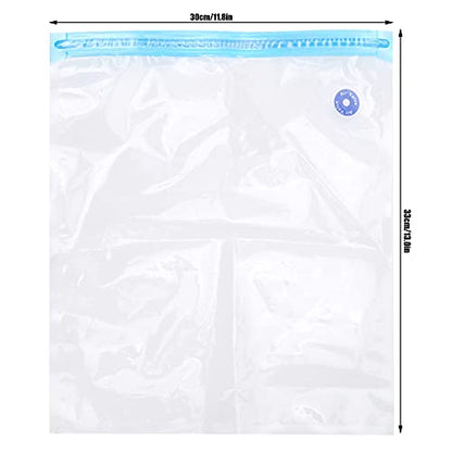 Shanrya Filament Storage Bag, 5pcs Vacuum Dryer for 3D Printer Filament, Plastic, Approx. 33 x 30cm / 13 x 11.8in, Includes Air Pump Extractor