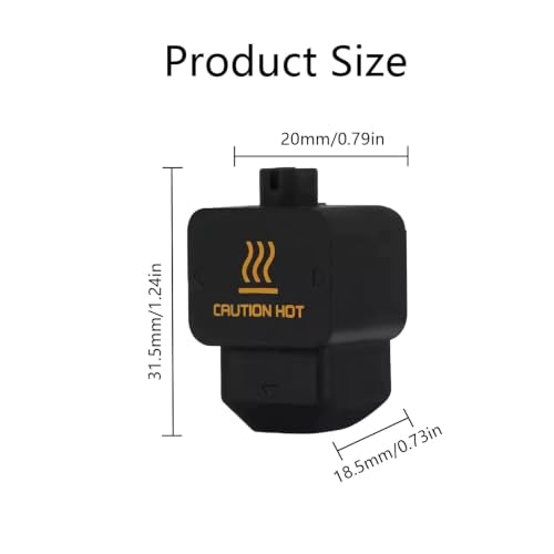 12Pcs Hotend Silicone Sock for Bambu Lab H2D, High Temp Nozzle Cover - size: For H2D