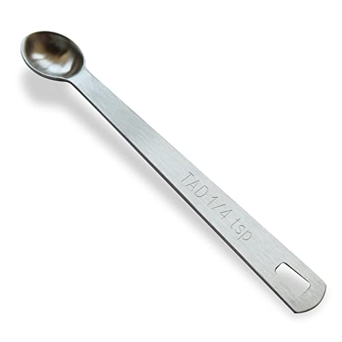 1PCS 1/4tsp(1.25ml) Mini Measuring Spoon, Small Teaspoon for Tiny Amounts - size: 1/4tsp|1/12tbsp|1.25ml|1.25cc|0.04oz