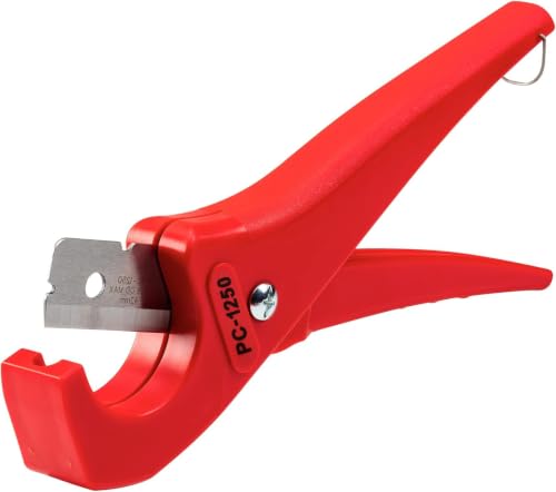RIDGID 23488 Model PC-1250 Single Stroke Plastic Pipe and Tubing Cutter, 1/8-inch to 1-5/8-inch Pipe Cutter (Pack of 6) - size: Small (Pack of 6)