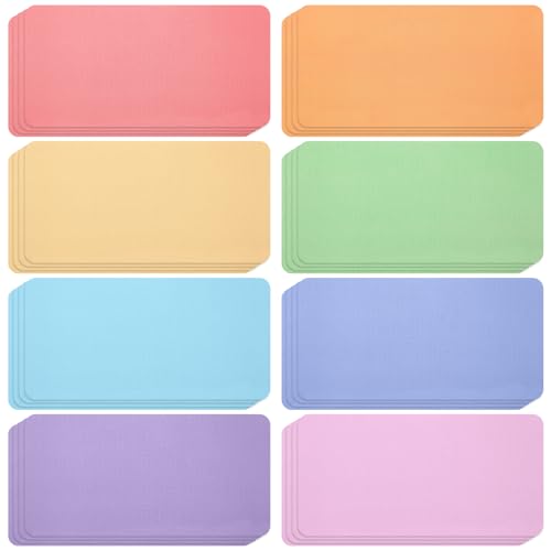 Relaxweex Magnetic Dry Erase Labels 4x2 Reusable Name Tags, 48 Pack