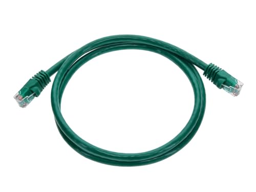 Monoprice 3FT 24AWG Cat5e 350MHz UTP Ethernet Bare Copper Network Cable - Green - color: Green, size: 3 Feet