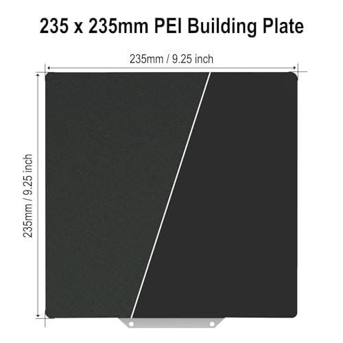 235x235mm PEI Build Plate for Neptune 3 Pro/Neptune 4/Anycubic Kobra - size: 235x235mm