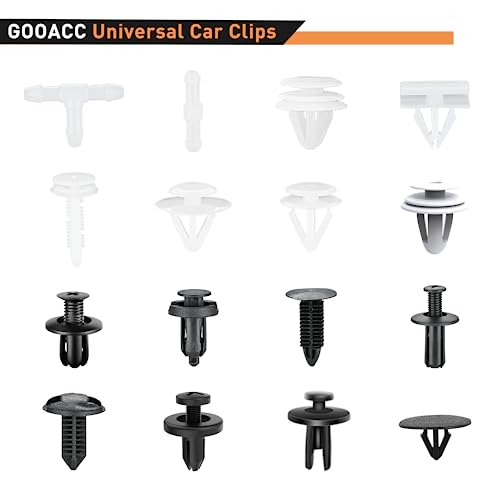 GOOACC 1001PCS Universal Car Clips Mixed Auto Retainer Rivet Push Clips - color: 1000Pcs Mixed Clips + 1 Remover