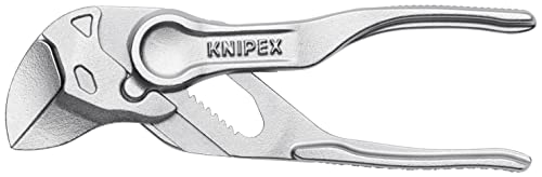 KNIPEX Tools 86 04 100 Pliers Wrench XS, 4", Silver - size: 4-Inch, style: Wrench