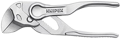 KNIPEX Tools 86 04 100 Pliers Wrench XS, 4", Silver - size: 4-Inch, style: Wrench
