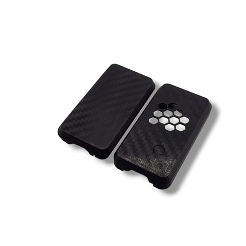 Protective Case Compatible with Raspberry Pi Pico Boards – Micro-USB Access & Passive Ventilation, Snap Case, Wire Access,Plastic (Carbon Black) - color: Carbon Black