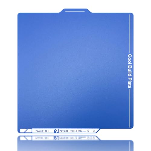 Cold Texture PEI Build Plate for Bambu Lab X2D/P2S/A1/X1C/P1P/P1S - size: 257*257mm