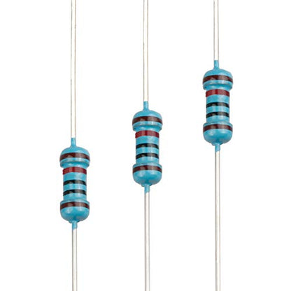 100pcs 10K ohm Resistor 1/4w (0.25 Watt) ±1% Tolerance Metal Film Fixed Resistor, Multiple Values of Resistance Optional - size: [E6P011] 10K ohm