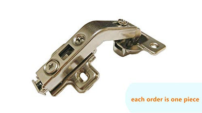 Lazy Susan Corner Cabinet Hinge 135° – Heavy Duty Folding Door Hinge for Kitchen Corner Cabinets, Stainless Steel, Includes Screws - size: 135 degrees