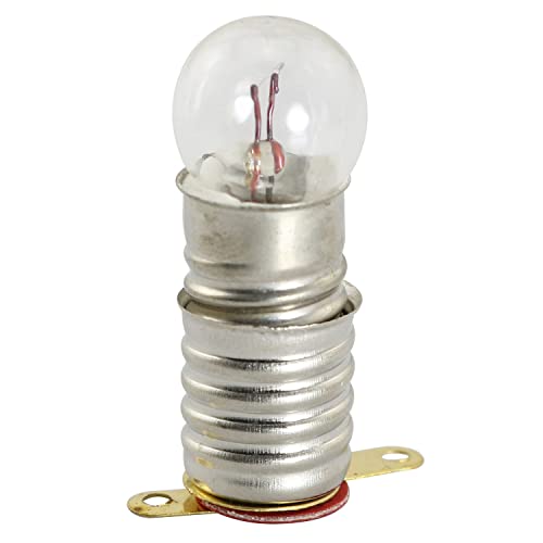 Mini Light Bulb Kit 10PCS E10 1.5V/0.3A Miniature Screw Base Light Bulbs and 10PCS E10 Golden Light Socket Bulbs Lamps Base Holders for Home Experiment Circuit Electrical Test Accessories - size: 1.5V/0.3A