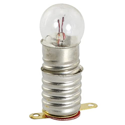Mini Light Bulb Kit 10PCS E10 1.5V/0.3A Miniature Screw Base Light Bulbs and 10PCS E10 Golden Light Socket Bulbs Lamps Base Holders for Home Experiment Circuit Electrical Test Accessories - size: 1.5V/0.3A