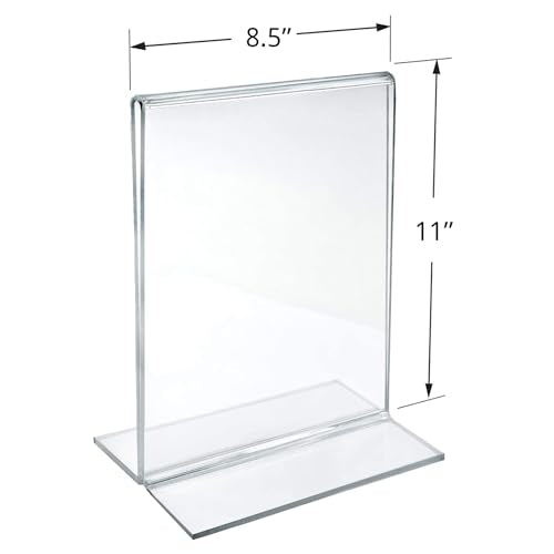 Azar 152714 8-1/2-Inch W by 11-Inch H Double-Foot Frame, 10-Piece Set - size: 8.5 in W x 11 in H