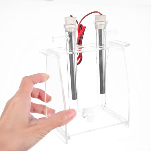 PRETYZOOM Electrolysis Kit Water Electrolysis Demonstration Scientific Apparatus Teaching Aid for Students and Teachers Educational Lab Experiment Equipment 6.49X4.52X2.75In