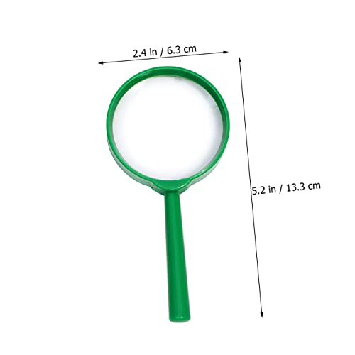 Kids Observation Kit 3 Sets Magnifying Glass and Tweezers Handheld Magnifying Glass for Kids Nature Exploration Bug Viewing Outdoor Camping Educational Play