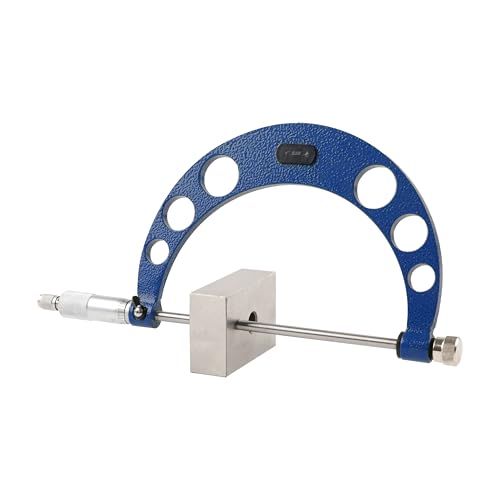 HFS(R) 0-6" x 0.0001" Outside Micrometer Caliper Set with Interchangeable Anvils, Accurate to 0.0001" - size: 0-6"x0.0001", style: Classic Ratchet
