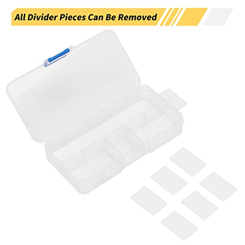 MroMax Small 10 Grids Clear Plastic Organizer Box - size: Small 10 Grids