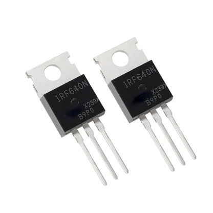 5PCS IRF640 Power N-Channel MOSFET Transistor 55V 110A TO-220 - color: IRF640-TO-220-5pcs