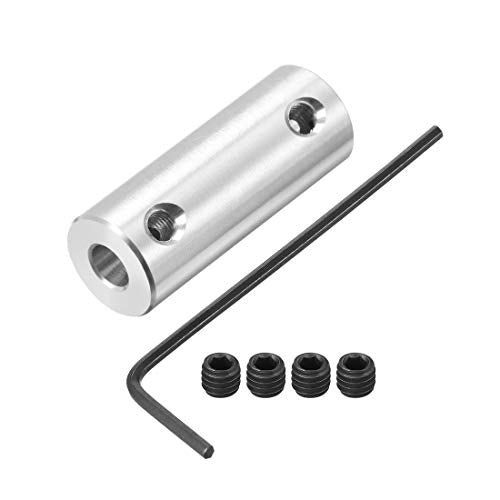 uxcell 2.3mm to 4mm Bore Rigid Coupling Set Screw L26XD10 Aluminum Alloy,Shaft Coupler Connector,Motor Accessories - size: 2.3mm to 4mm