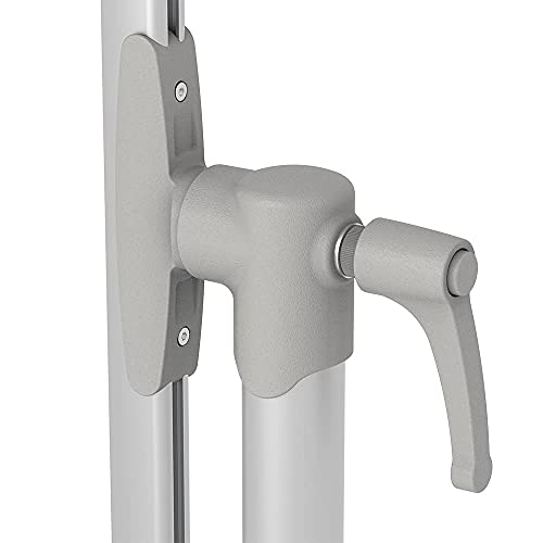 VIZ-PRO Double-Sided Magnetic Mobile Whiteboard on Wheels, 48 x 36 Inches