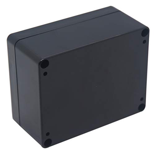 Junction box, Raculety Electrical Project Case Power Junction Box, Project Box Black (4.53"x3.54"x2.17") - color: Black, size: 4.53"x3.54"x2.17"