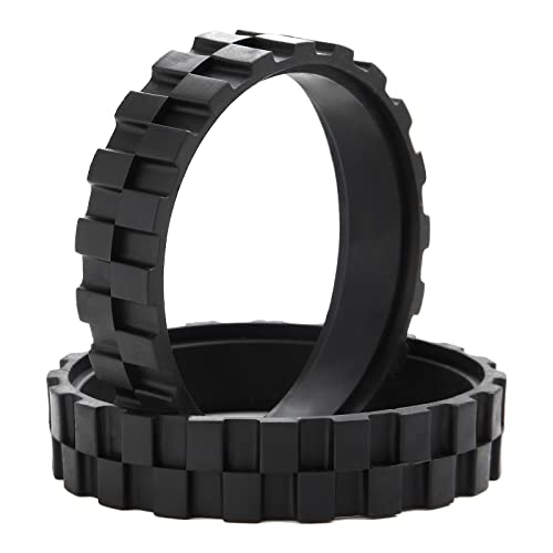 Replacement Tire Compatible with IRobot Roomba Wheels Series 500, 600, 700, 800, 900 and I3, I6, I7, E5, E6, J9 Non-slip, high wear resistance Tire for irobot roomba wheel replacement (2 Pack)