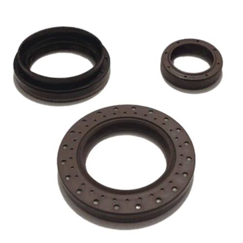VIKKSAER 3 Pcs Transmission Oil Seal Set, Input Shaft and Output Shaft Seal 6DCT250 DPS6 Front Oil Seals Kit Replacement for Ford Focus Fiesta B-Max C-Max X-Trail B-Sedan