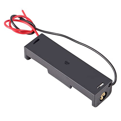 Aobao 8pcs Single AA Battery Holder 1 X 1.5V AA Battery Holder Case Box with Leads Wires