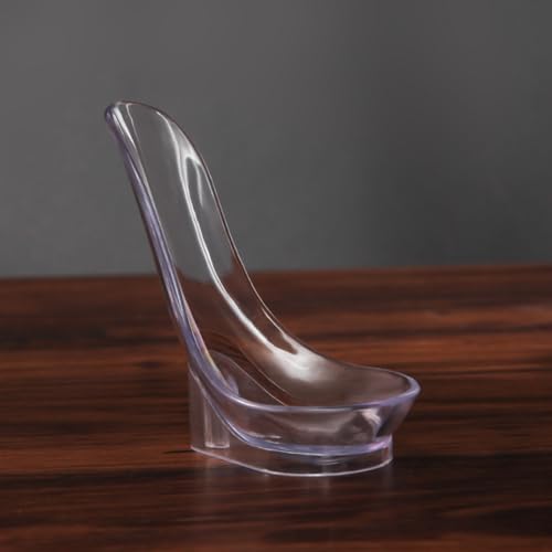 Lasenersm 8 Pieces Tobacco Pipe Stand Holder - Portable Plastic Pipe Display Rack For Single Pipe, Clear