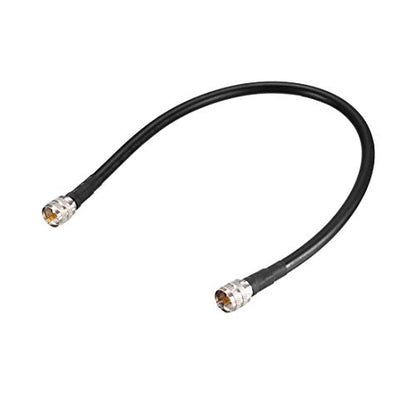 uxcell UHF Male PL-259 to UHF Male PL-259 Low Loss RG213 Coax Jumper Cable 0.46M/1.5Ft - size: 1.5 Feet
