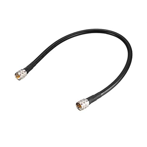 uxcell UHF Male PL-259 to UHF Male PL-259 Low Loss RG213 Coax Jumper Cable 0.46M/1.5Ft - size: 1.5 Feet